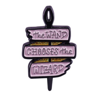 Harry Potter The Wand Chooses The Wizard Enamel Pin
