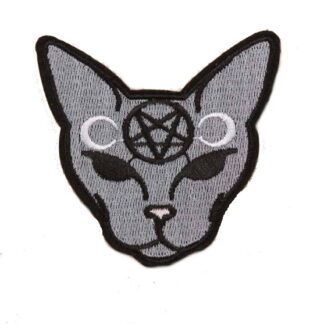 Wiccan Cat Iron-On Patch