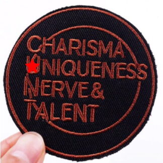 RuPaul Charisma, Uniqueness, Nerve & Talent Iron-On Patch