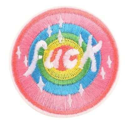 F*ck Pastel Colours Iron-On Patch