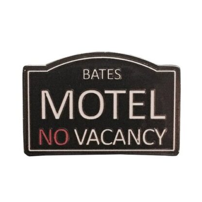 Bates Motel Sign Enamel Pin