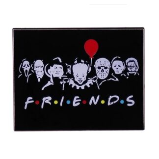 Horror Movie Friends Pin