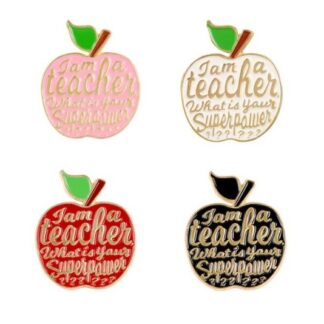 I'm A Teacher What's Your Superpower? Enamel Pin