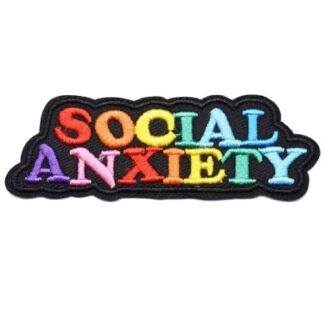 Social Anxiety Iron-On Patch
