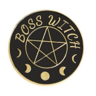 Boss Witch Enamel Pin