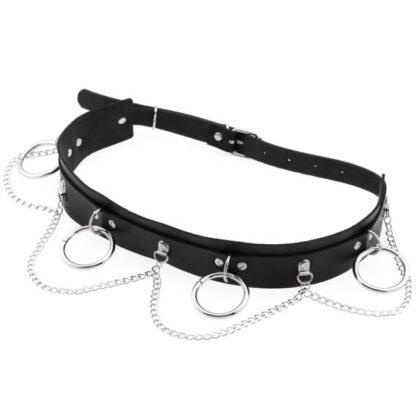 Belt - Rings & Chains PU Leather