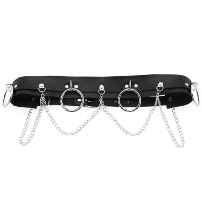 Belt - Rings & Chains PU Leather