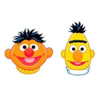 Sesame Street Ernie & Bert Stud Earrings