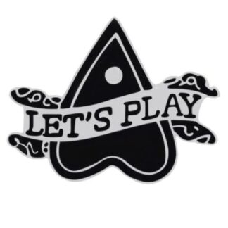 Ouija Board Planchette Let's Play Enamel Pin