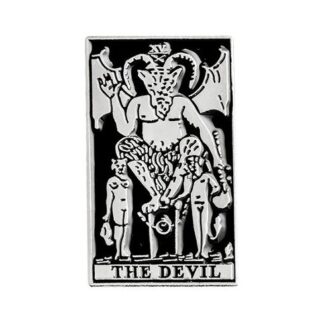 The Devil Tarot Card Enamel Pin