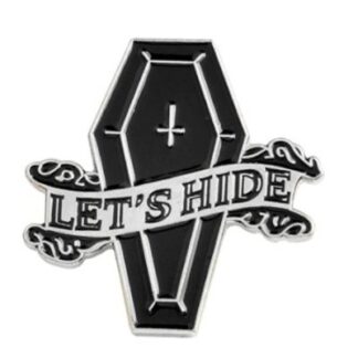 Coffin Let's Hide Pin
