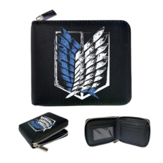 Anime - Attack on Titan Short Zippered Wallet #1