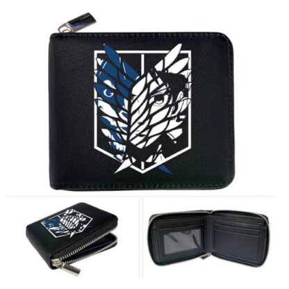 Anime - Attack on Titan Short Zippered Wallet #2