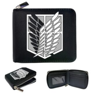 Anime - Attack on Titan Short Zippered Wallet #3