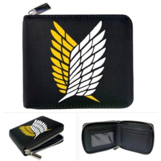 Anime - Attack on Titan Short Zippered Wallet #4