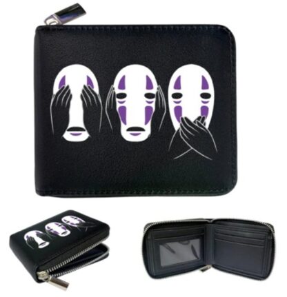 Anime - Spirited Away Short Zippered Wallet #2