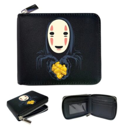 Anime - Spirited Away Short Zippered Wallet #1