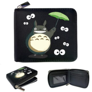 Anime - My Neighbor Totoro Short Zippered Wallet #4