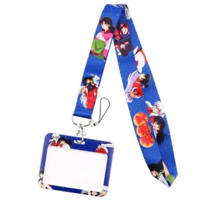 Anime - Inuyasha & Kagome Higurashi Lanyard with ID Card Holder