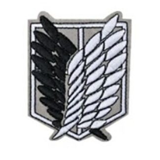 Attack On Titan Iron-On Patch - Black Wings