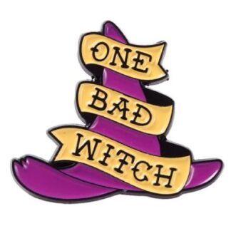 One Bad Witch Enamel Pin