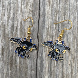 How to Train Your Dragon Toothless Dangle Earrings