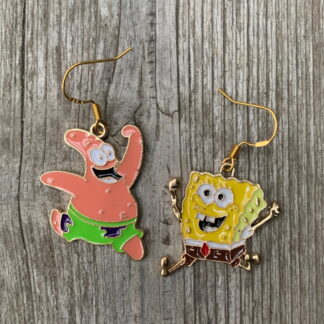 Sponge Bob & Patrick Dangle Earrings