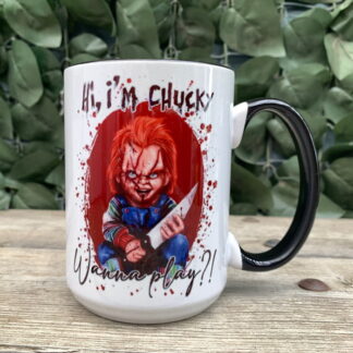 Child's Play Hi I'm Chucky Wanna Play Mug