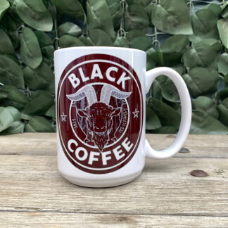 Baphomet Black Coffee Mug