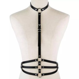 Chest Harness - Triple Rings & Bands