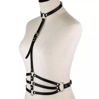 Chest Harness - Triple Rings & Bands