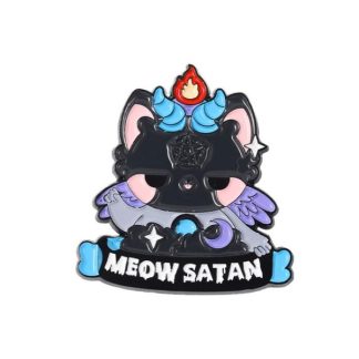 Meow Satan Enamel Pin