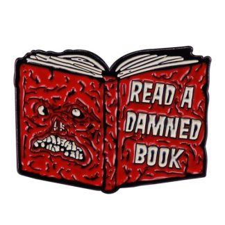 Evil Dead Read A Damned Book Enamel Pin