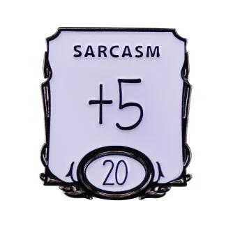 Dungeons & Dragons Dungeon Sarcasm +5 Enamel Pin