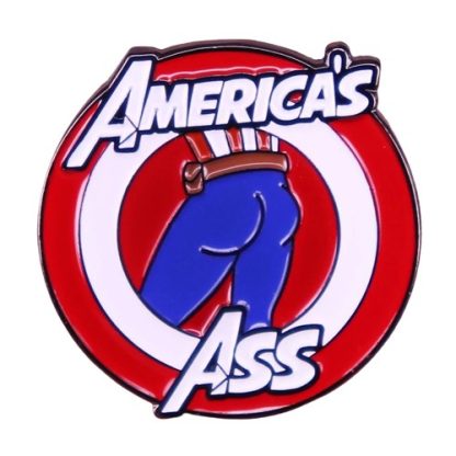 Captain America America's Ass Pin